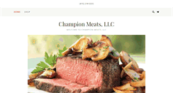 Desktop Screenshot of championmeats.com